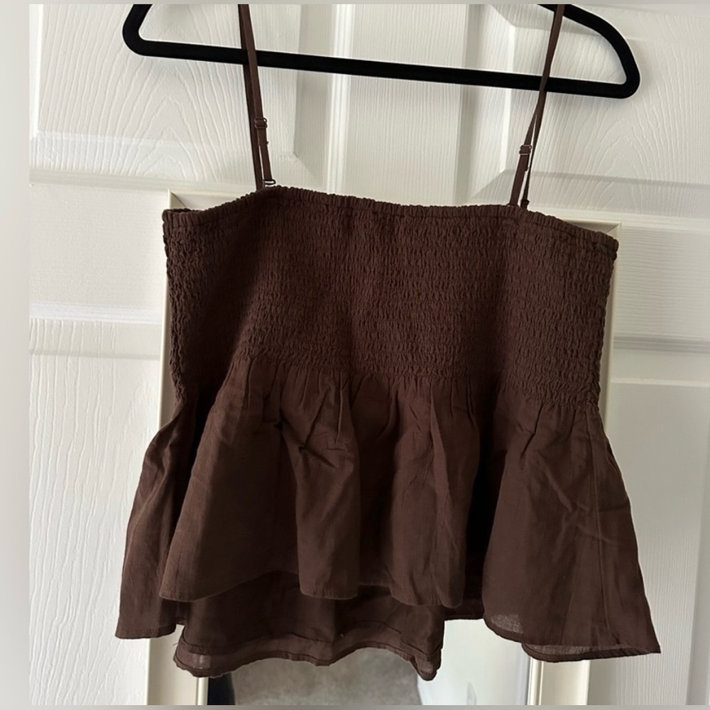 American Eagle Outfitters Chocolate Camisole Top - Picture 2 of 3